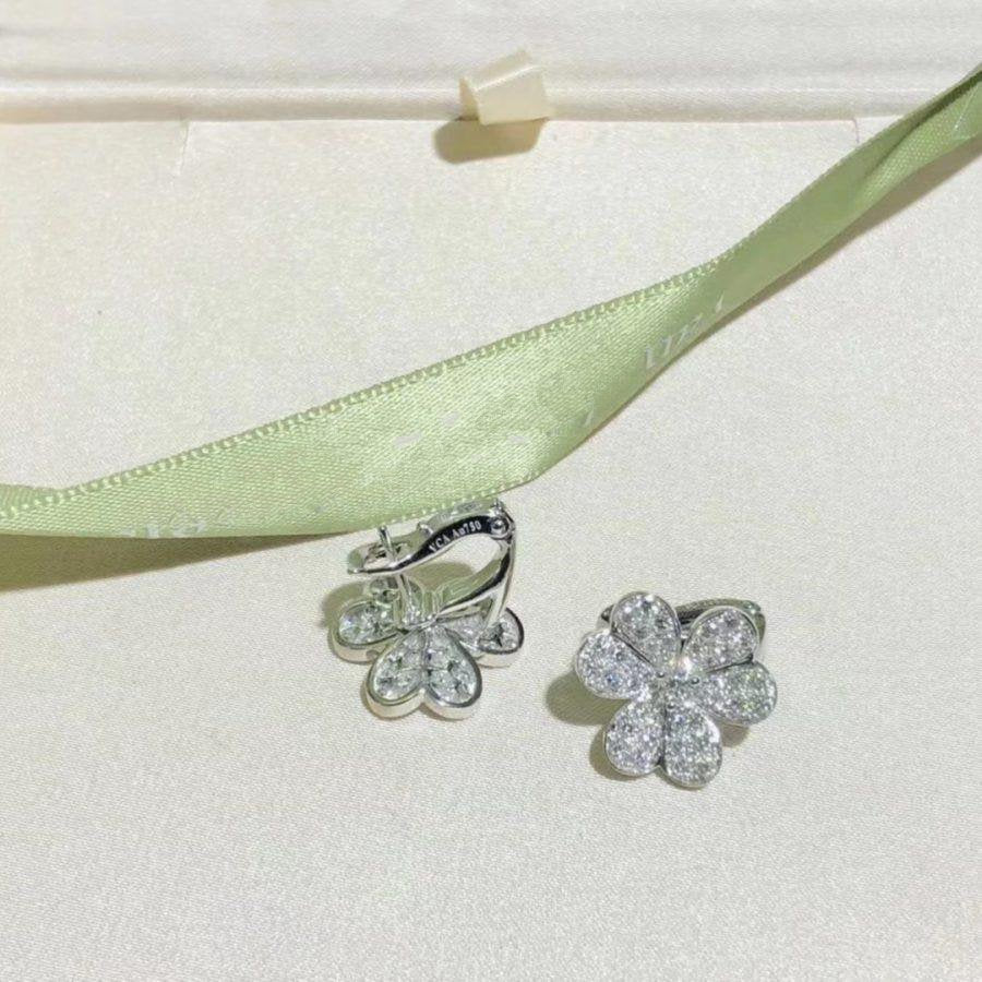 ¡®Sprite Jewelry¡¯FRIVOLE SILVER FLOWER DIAMOND EARRINGS