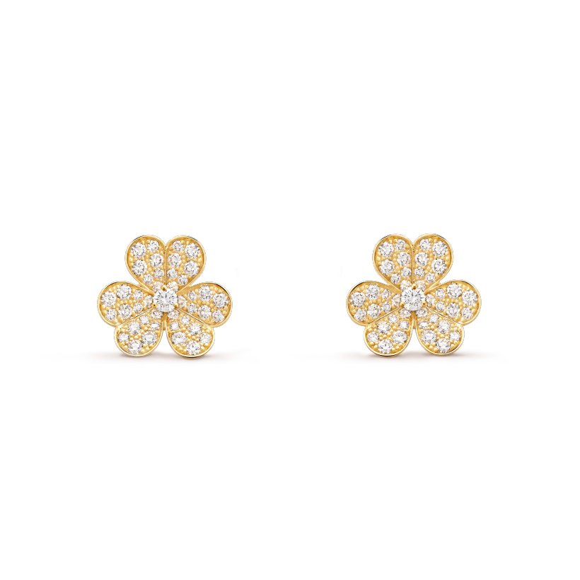 ¡®Sprite Jewelry¡¯FRIVOLE GOLD FLOWER DIAMOND EARRINGS