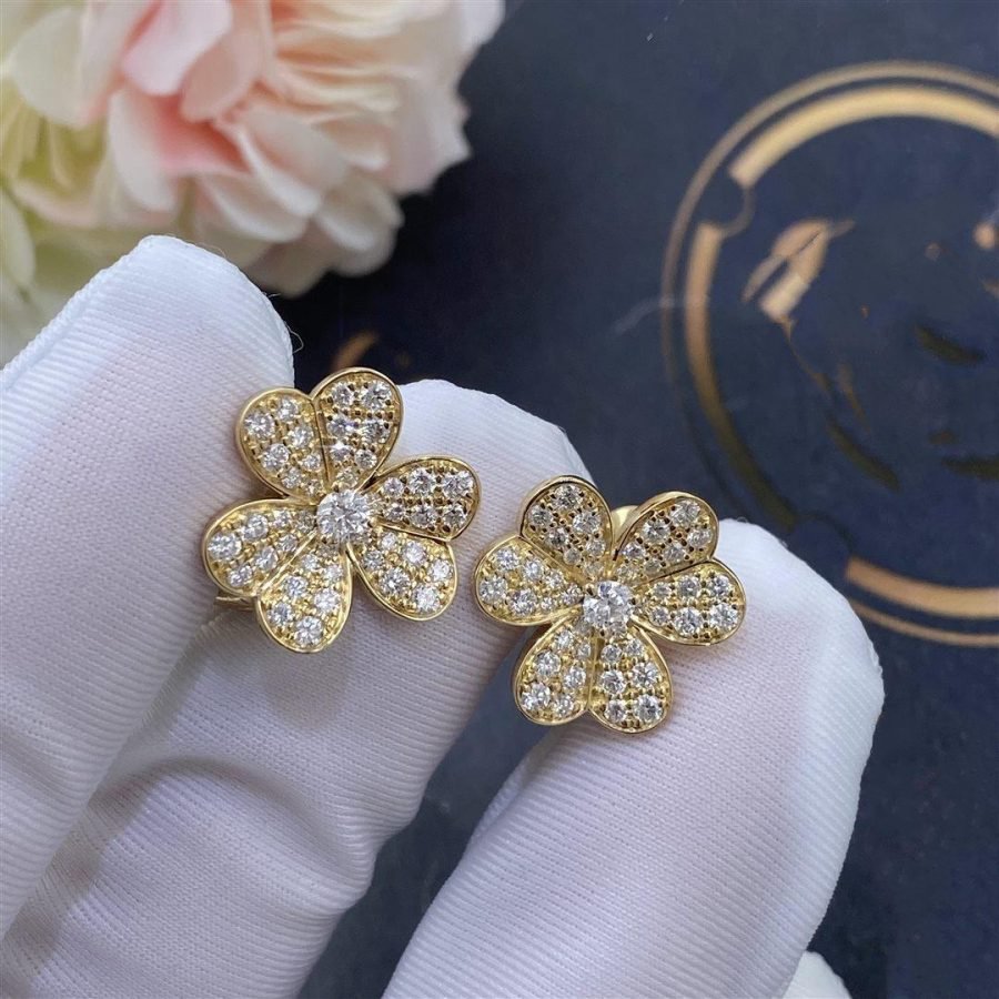 ¡®Sprite Jewelry¡¯FRIVOLE GOLD FLOWER DIAMOND EARRINGS