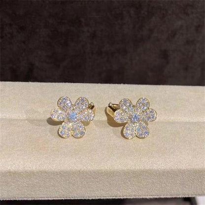 ¡®Sprite Jewelry¡¯FRIVOLE GOLD FLOWER DIAMOND EARRINGS