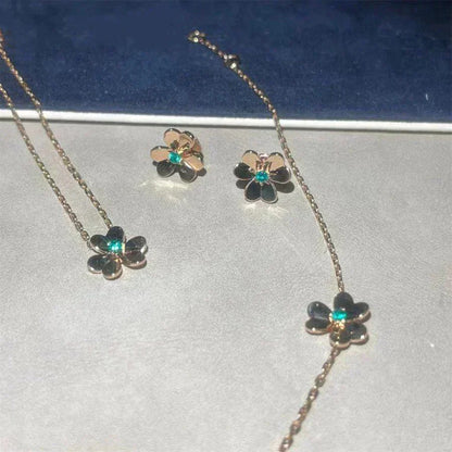 ¡®Sprite Jewelry¡¯FRIVOLE  FLOWER MALACHITE EARRINGS
