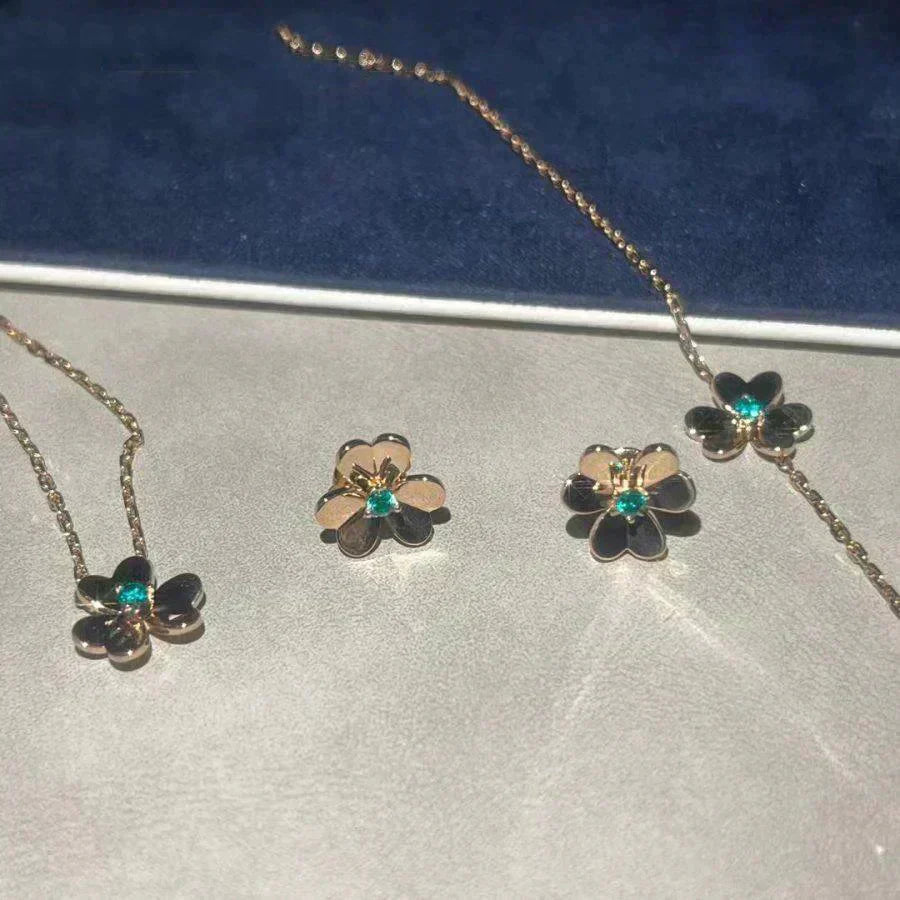 ¡®Sprite Jewelry¡¯FRIVOLE  FLOWER MALACHITE EARRINGS