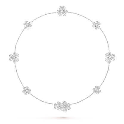 ¡®Sprite Jewelry¡¯FRIVOLE SILVER 9 FLOWERS NECKLACE