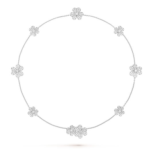 ¡®Sprite Jewelry¡¯FRIVOLE SILVER 9 FLOWERS NECKLACE