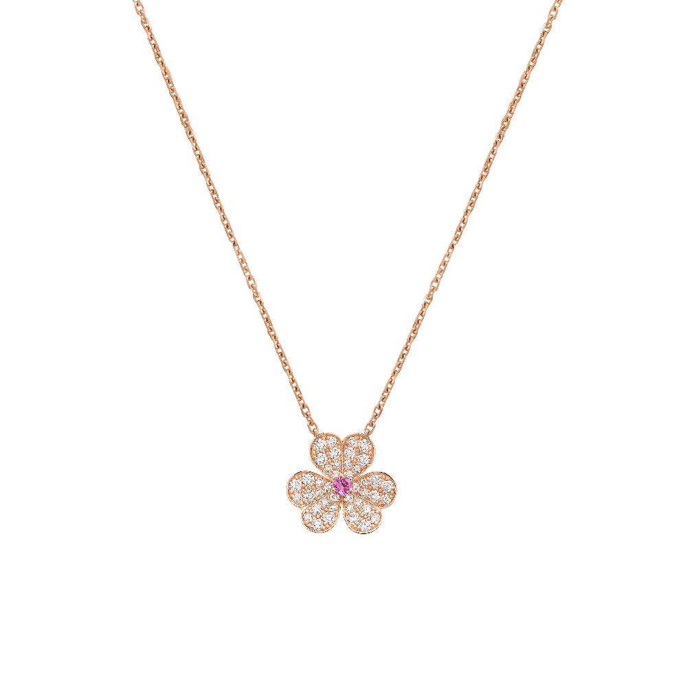¡®Sprite Jewelry¡¯FRIVOLE ROSE GOLD FLOWER DIAMOND NECKLACE