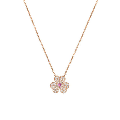 ¡®Sprite Jewelry¡¯FRIVOLE ROSE GOLD FLOWER DIAMOND NECKLACE