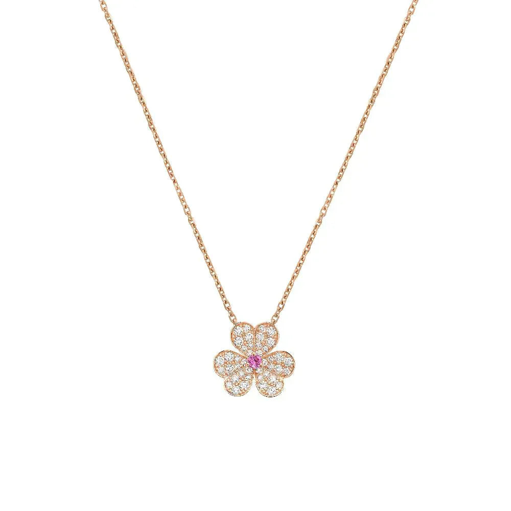 ¡®Sprite Jewelry¡¯FRIVOLE ROSE GOLD FLOWER DIAMOND NECKLACE