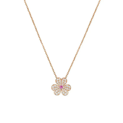 ¡®Sprite Jewelry¡¯FRIVOLE ROSE GOLD FLOWER DIAMOND NECKLACE