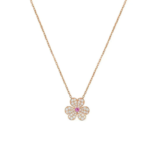 ¡®Sprite Jewelry¡¯FRIVOLE ROSE GOLD FLOWER DIAMOND NECKLACE