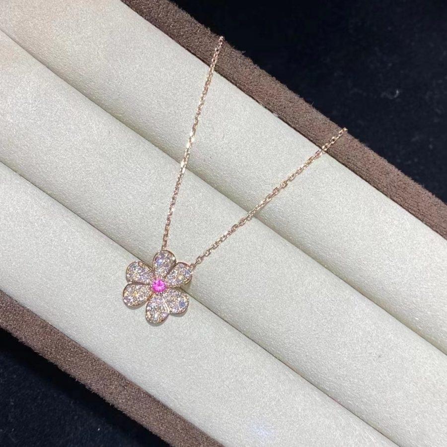 ¡®Sprite Jewelry¡¯FRIVOLE ROSE GOLD FLOWER DIAMOND NECKLACE