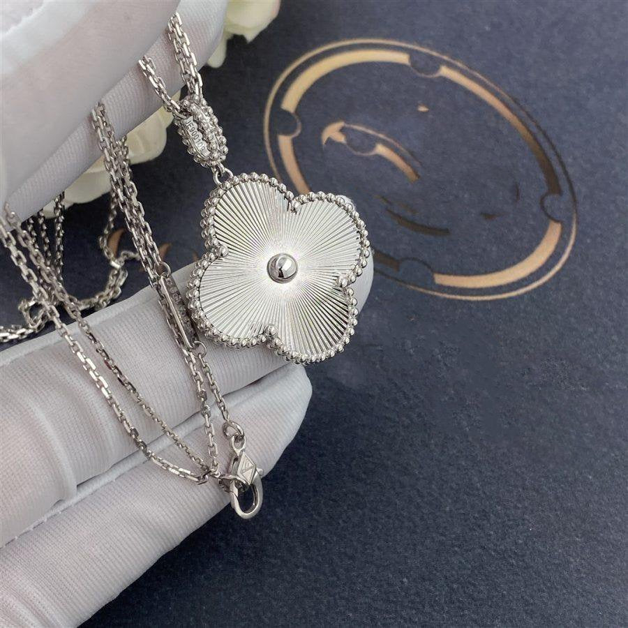 ¡®Sprite Jewelry¡¯CLOVER 25MM SILVER BIG CLOVER NECKLACE