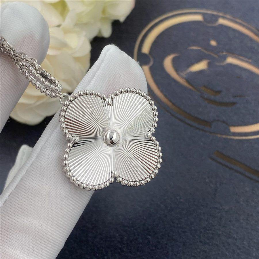 ¡®Sprite Jewelry¡¯CLOVER 25MM SILVER BIG CLOVER NECKLACE