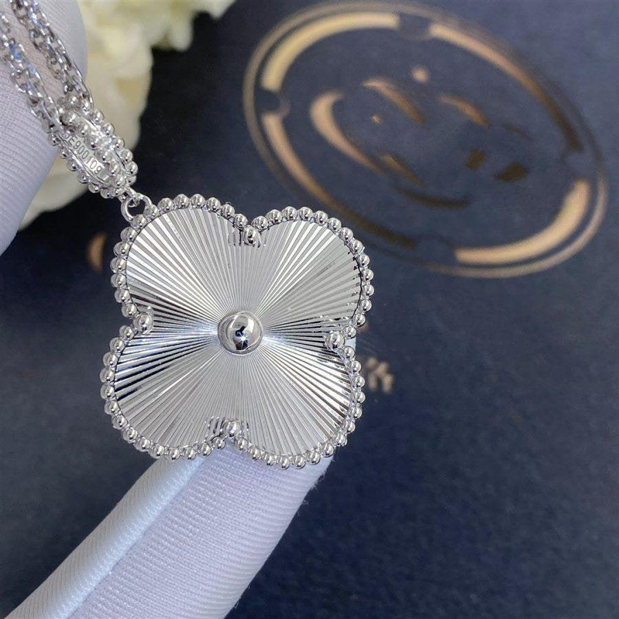 ¡®Sprite Jewelry¡¯CLOVER 25MM SILVER BIG CLOVER NECKLACE