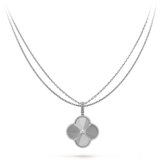 ¡®Sprite Jewelry¡¯CLOVER 25MM SILVER BIG CLOVER NECKLACE