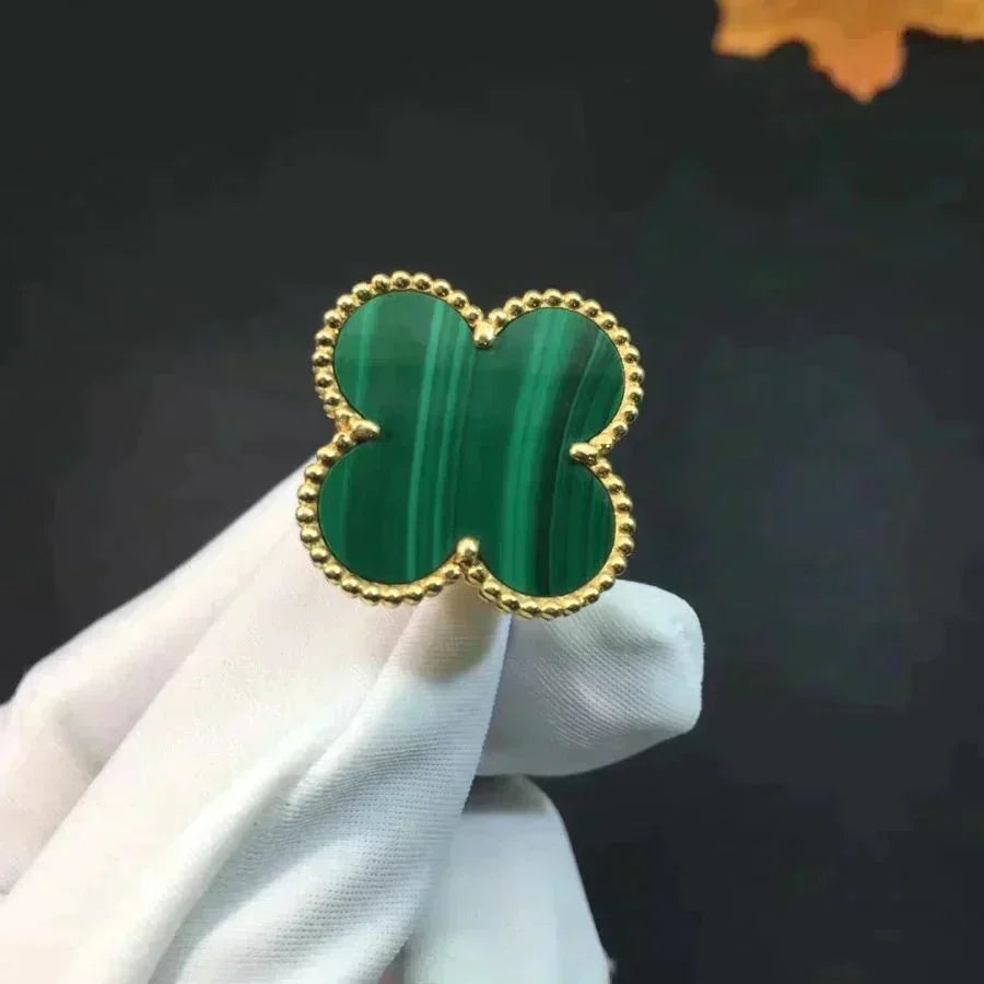 ¡®Sprite Jewelry¡¯CLOVER MALACHITE RING