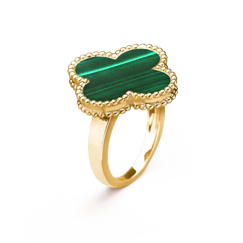 ¡®Sprite Jewelry¡¯CLOVER MALACHITE RING