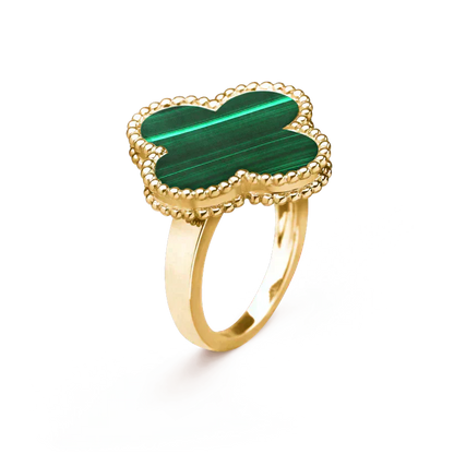 ¡®Sprite Jewelry¡¯CLOVER MALACHITE RING