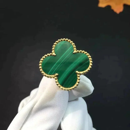 ¡®Sprite Jewelry¡¯CLOVER MALACHITE RING