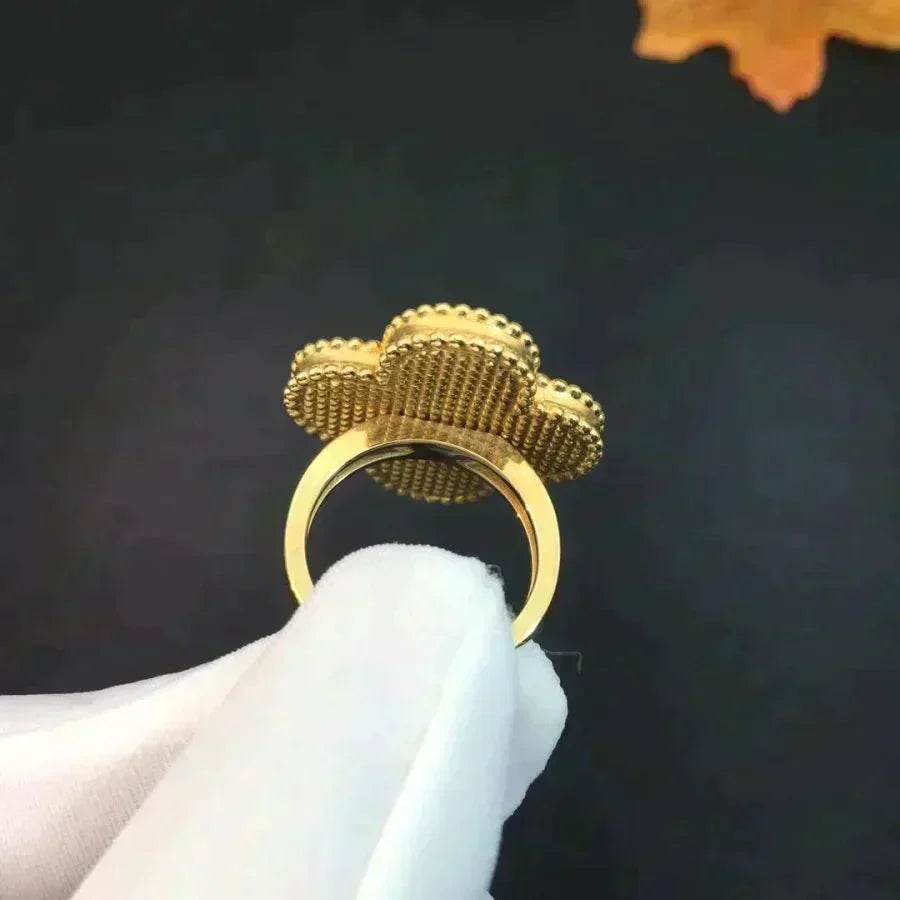 ¡®Sprite Jewelry¡¯CLOVER MALACHITE RING