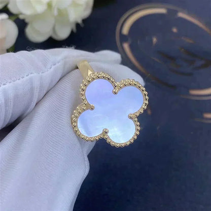 ¡®Sprite Jewelry¡¯CLOVER WHITE MOP RING