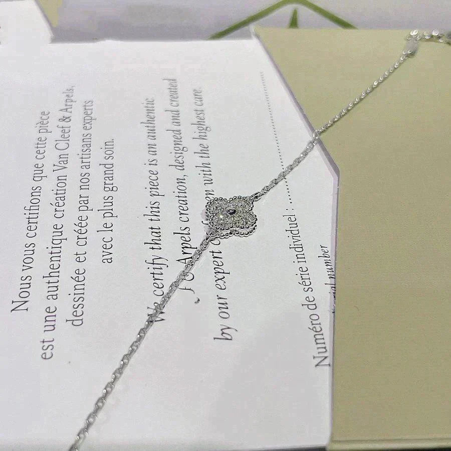 ¡®Sprite Jewelry¡¯CLOVER  SINGLE FLOWER BRACELET SILVER