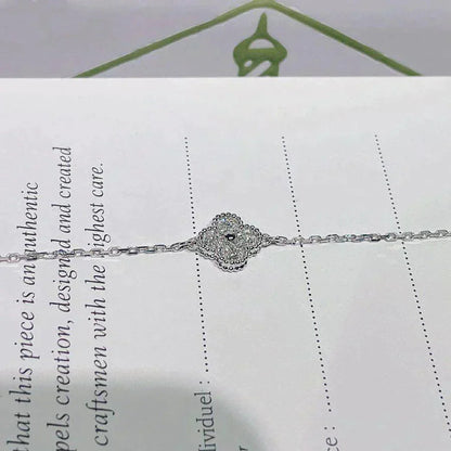 ¡®Sprite Jewelry¡¯CLOVER  SINGLE FLOWER BRACELET SILVER