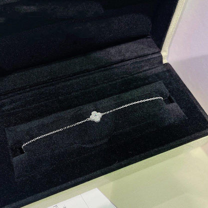 ¡®Sprite Jewelry¡¯CLOVER  SINGLE FLOWER BRACELET SILVER