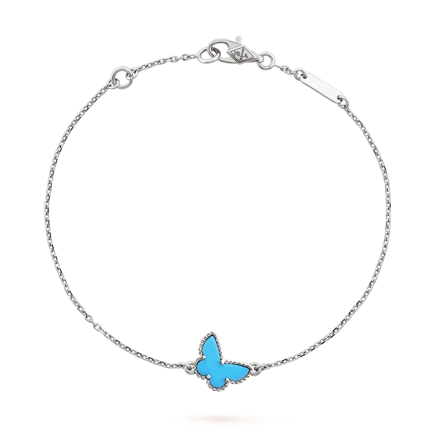 ¡®Sprite Jewelry¡¯BUTTERFLY TURQUOISE BUTTERFLY BRACELET SILVER