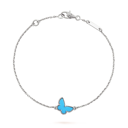 ¡®Sprite Jewelry¡¯BUTTERFLY TURQUOISE BUTTERFLY BRACELET SILVER