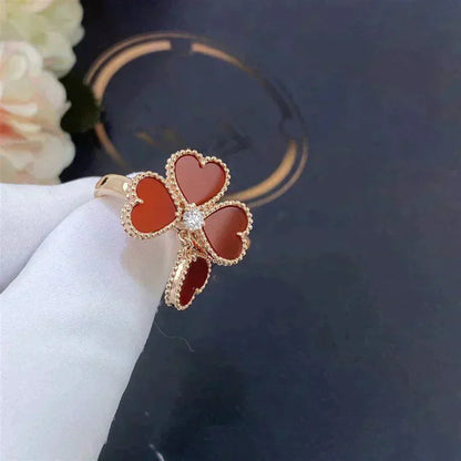 ¡®Sprite Jewelry¡¯SWEET CLOVER CARNELIAN RING
