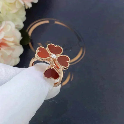¡®Sprite Jewelry¡¯SWEET CLOVER CARNELIAN RING