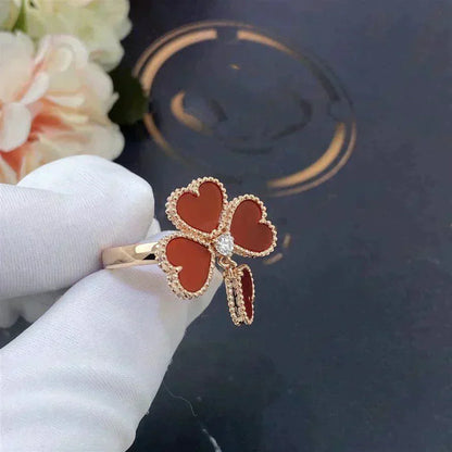 ¡®Sprite Jewelry¡¯SWEET CLOVER CARNELIAN RING