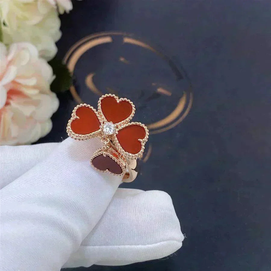 ¡®Sprite Jewelry¡¯SWEET CLOVER CARNELIAN RING