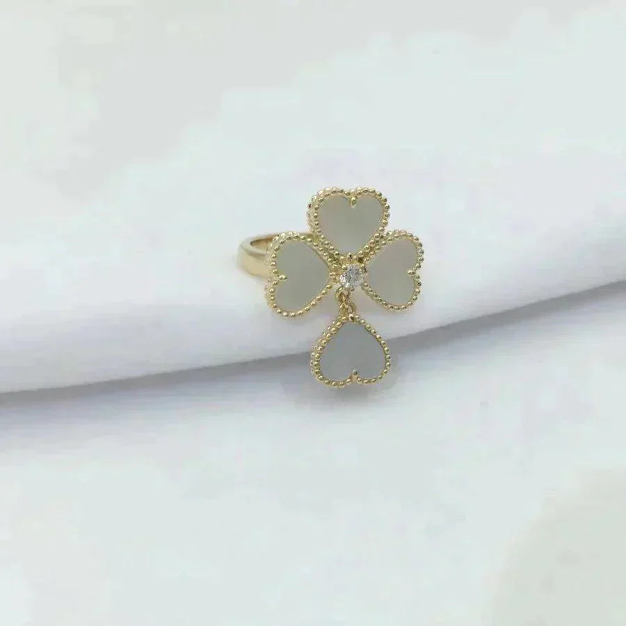¡®Sprite Jewelry¡¯SWEET CLOVER WHITE MOP RING