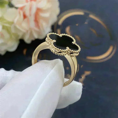 ¡®Sprite Jewelry¡¯CLOVER ONYX RING
