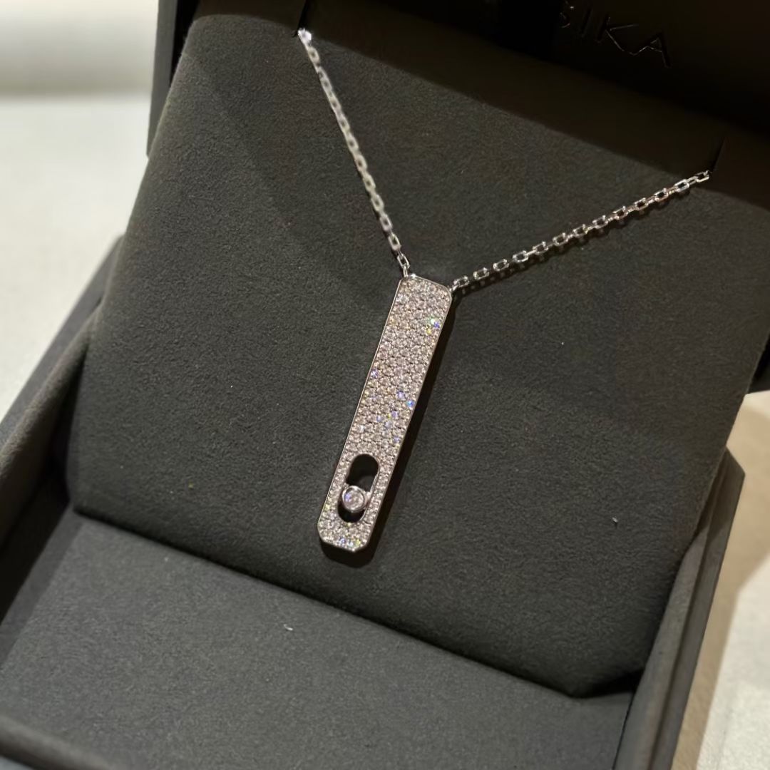 [Sprite Jewelry]MY FIRST DIAMOND PAVED NECKLACE