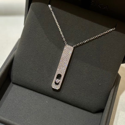 [Sprite Jewelry]MY FIRST DIAMOND PAVED NECKLACE