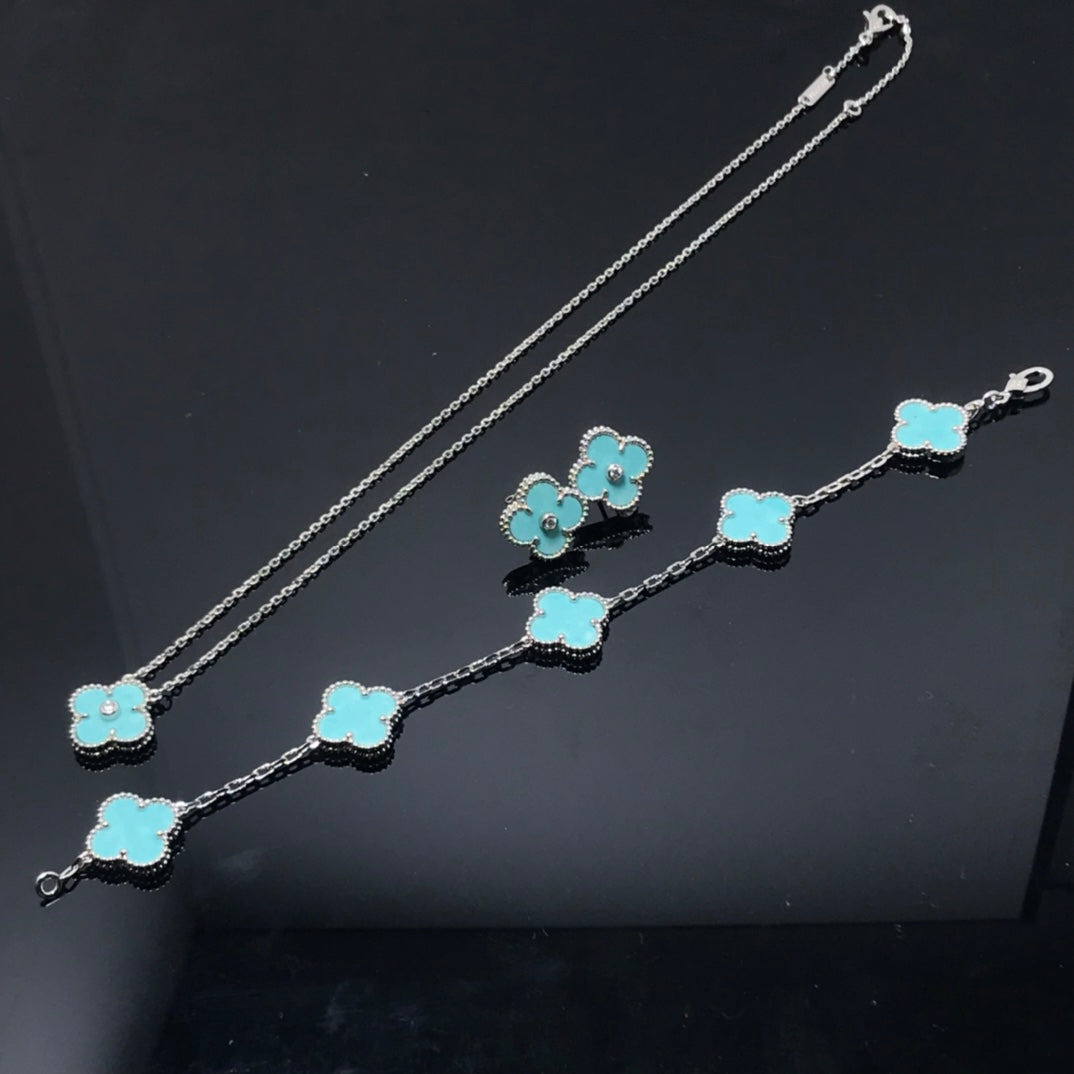 ¡®Sprite Jewelry¡¯CLOVER 1 DIAMOND BLUE SKY SILVER EARRINGS
