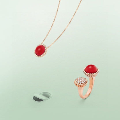 ¡®Sprite Jewelry¡¯PERLEE COULEURS DIAMOND ROSE GOLD BETWEEN THE FINGER RING