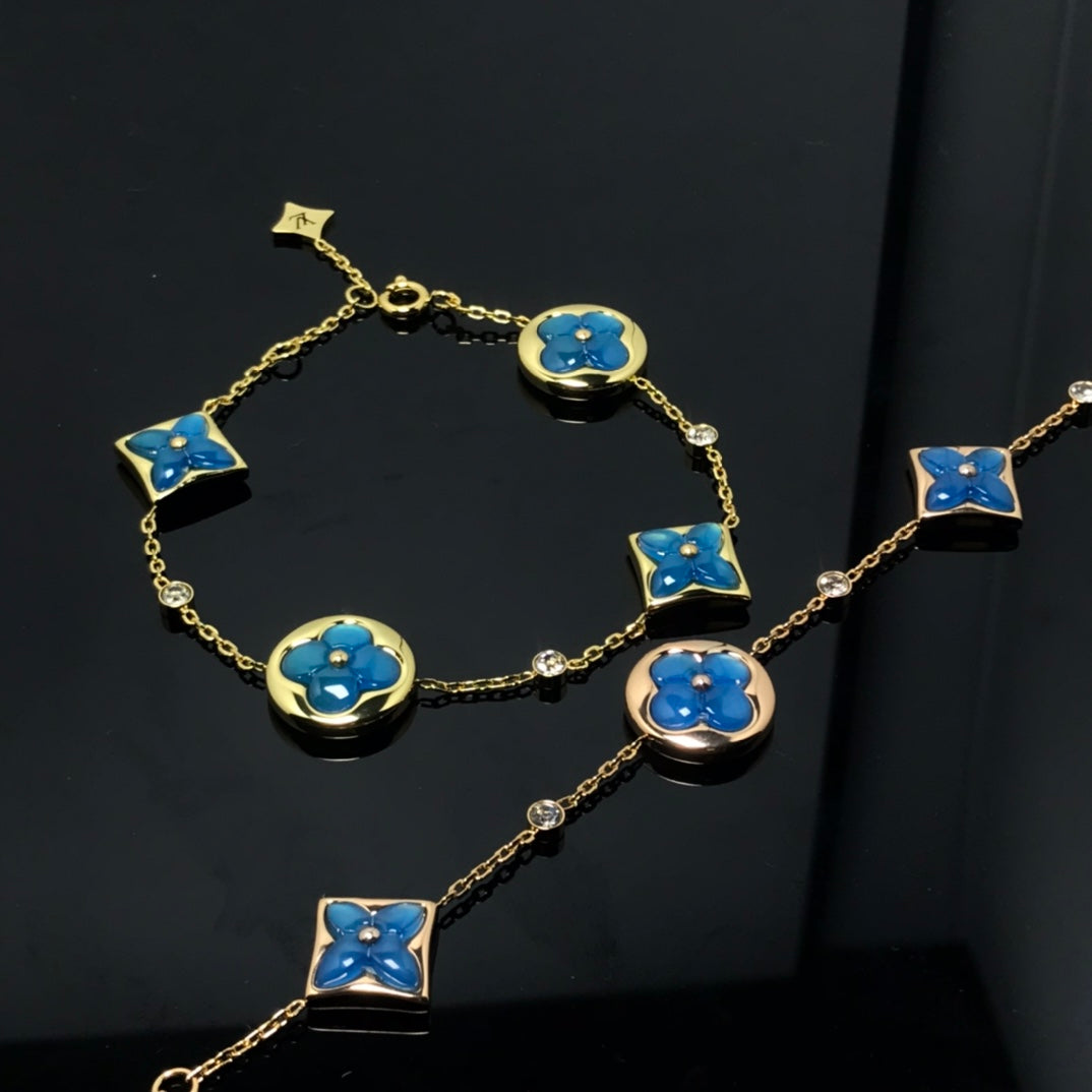 ¡®Sprite Jewelry¡¯STAR AND SUN 4 MOTIF BLUE BRACELET