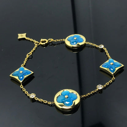 ¡®Sprite Jewelry¡¯STAR AND SUN 4 MOTIF BLUE BRACELET