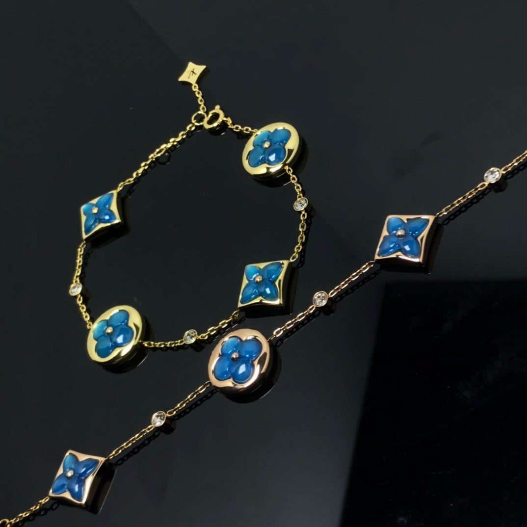 ¡®Sprite Jewelry¡¯STAR AND SUN 4 MOTIF BLUE BRACELET