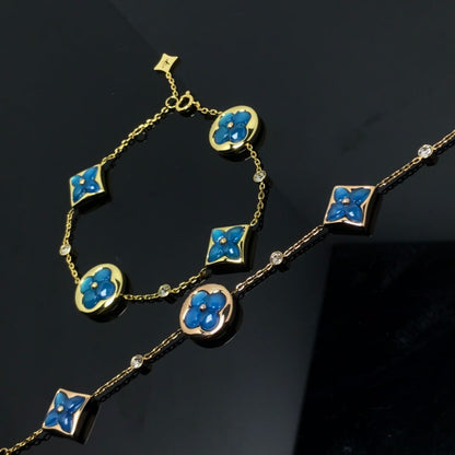 ¡®Sprite Jewelry¡¯STAR AND SUN 4 MOTIF BLUE BRACELET