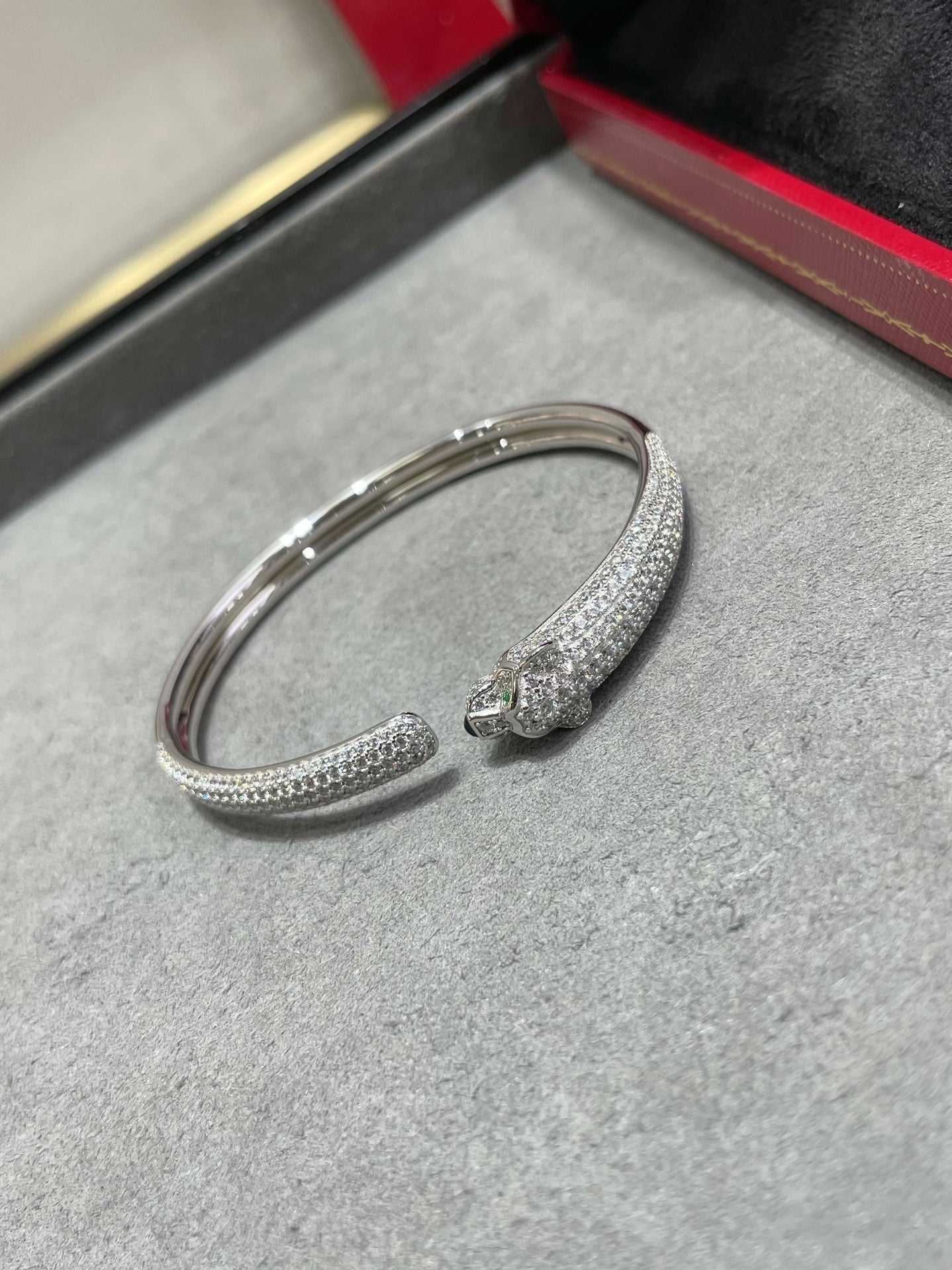 ¡®Sprite Jewelry¡¯PANTHERE FULL DIAMOND OPEN BRACELET