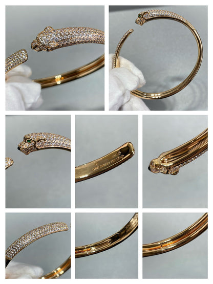 ¡®Sprite Jewelry¡¯PANTHERE FULL DIAMOND OPEN BRACELET