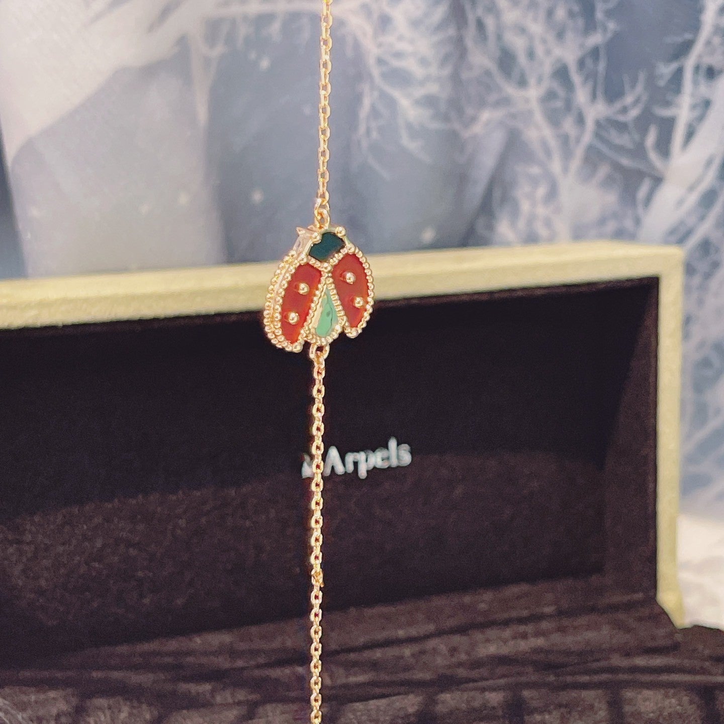 ¡®Sprite Jewelry¡¯LUCKY SPRING 1 MOTIF PINK GOLD BRACELET