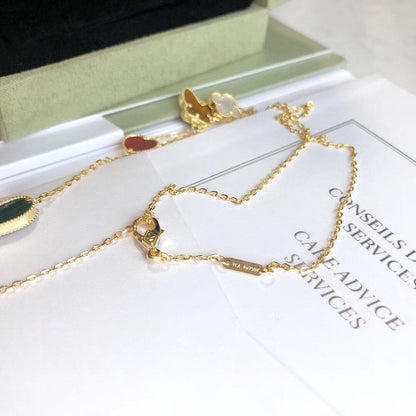 ¡®Sprite Jewelry¡¯LUCKY SPRING 4 MOTIFS ROSE GOLD NECKLACE