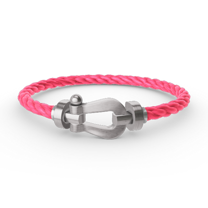 ¡®Sprite Jewelry¡¯FORCE LARGE HORSESHOE NO DIAMOND BRACELET SILVER