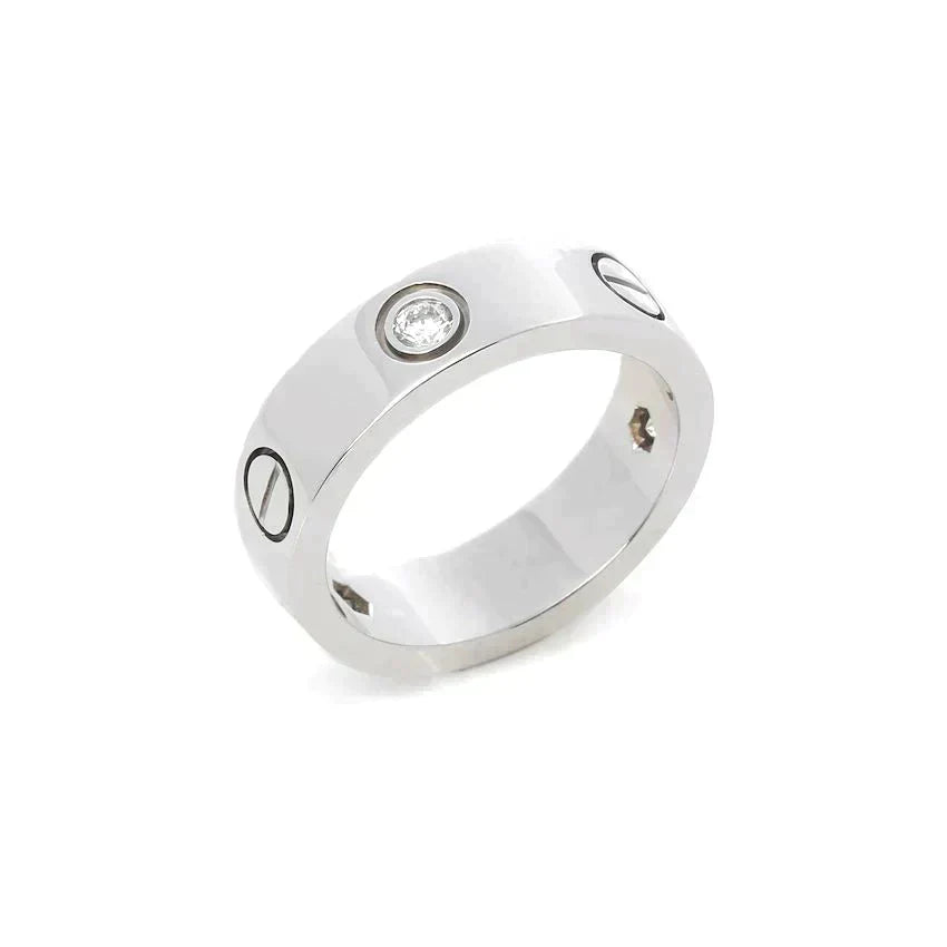 ¡®Sprite Jewelry¡¯LOVE RING 5.5MM 3 DIAMONDS SILVER