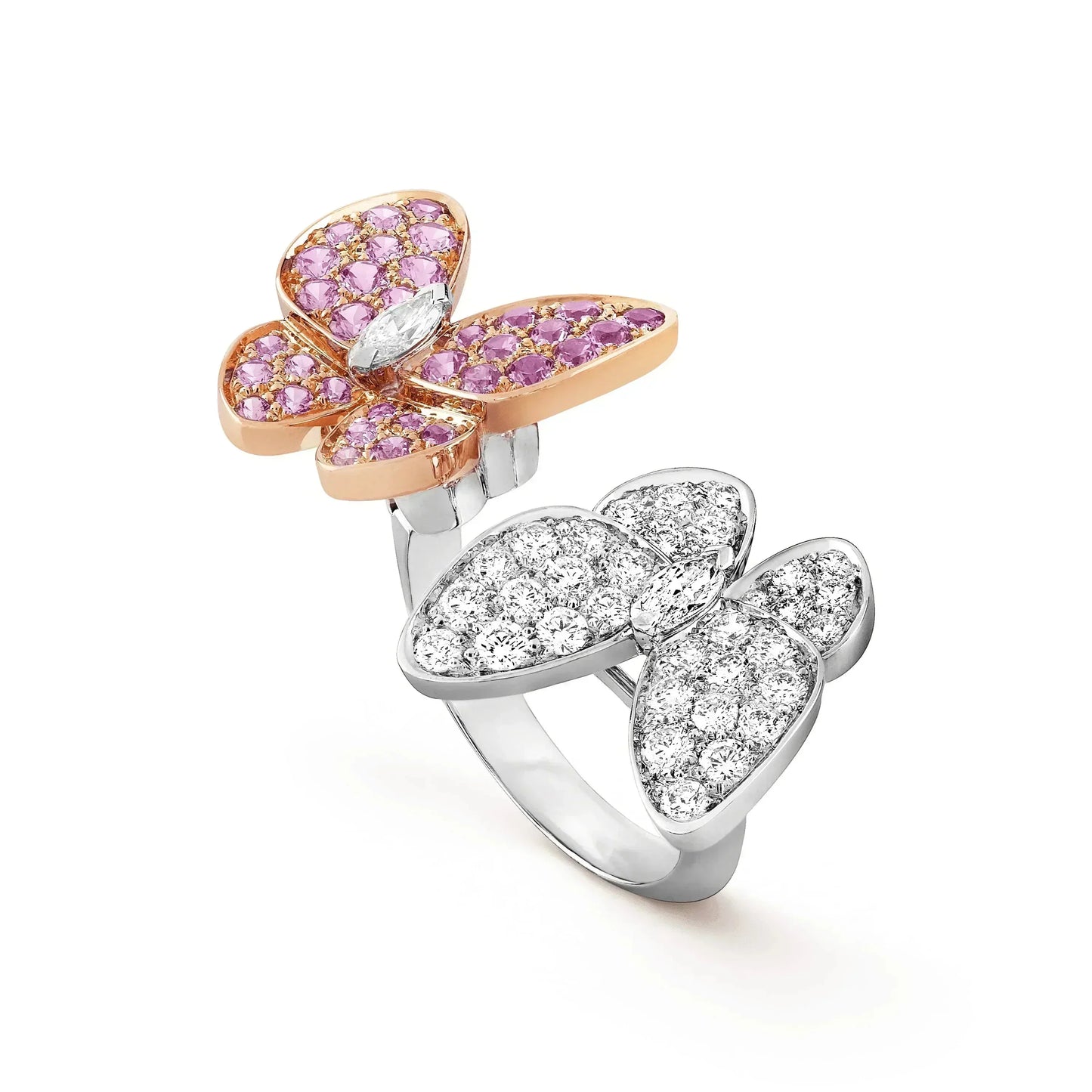 ¡®Sprite Jewelry¡¯TWIN BUTTERFLY DIAMOND RING